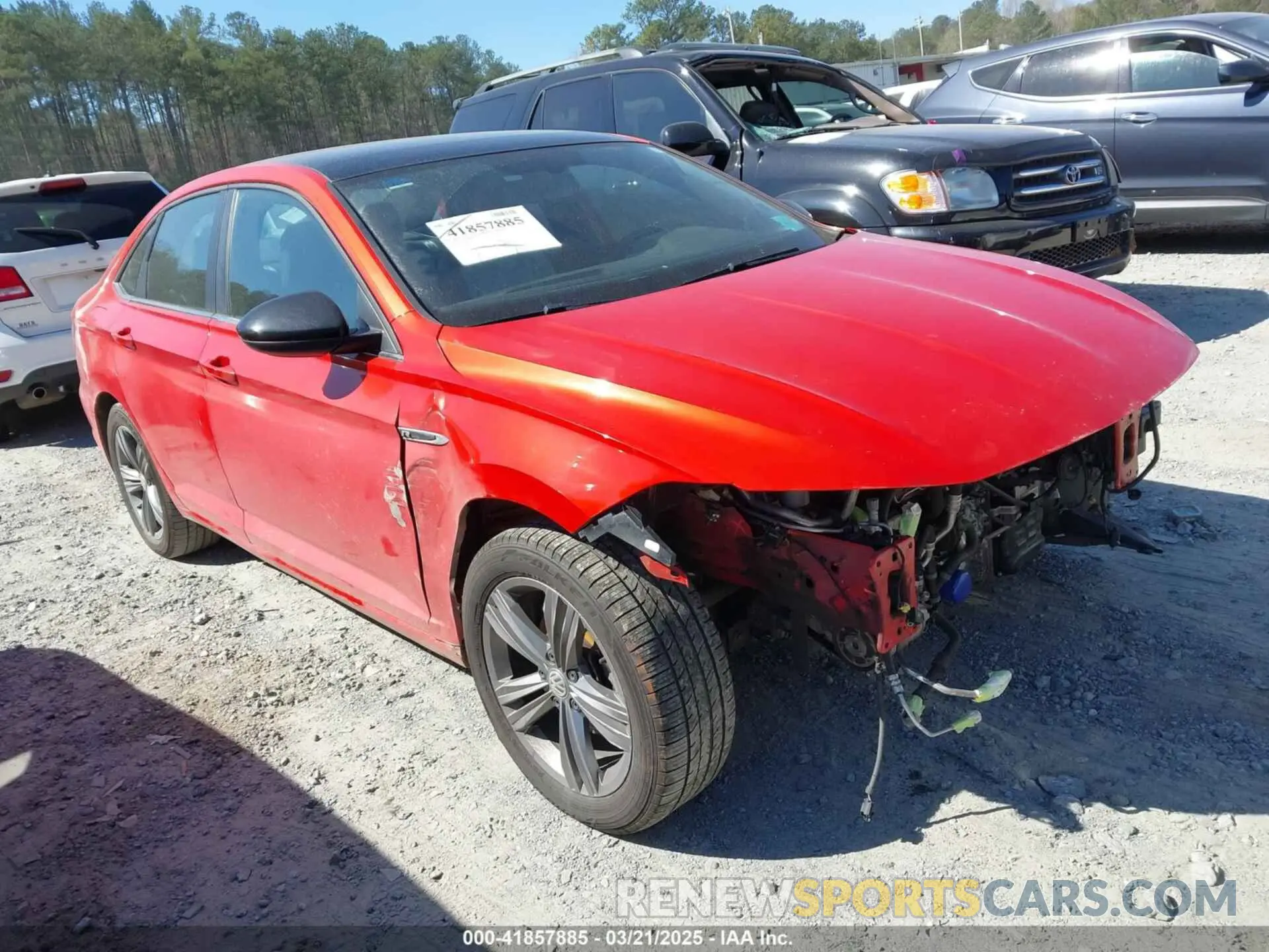 1 Photograph of a damaged car 3VWC57BU2KM102114 VOLKSWAGEN JETTA 2019