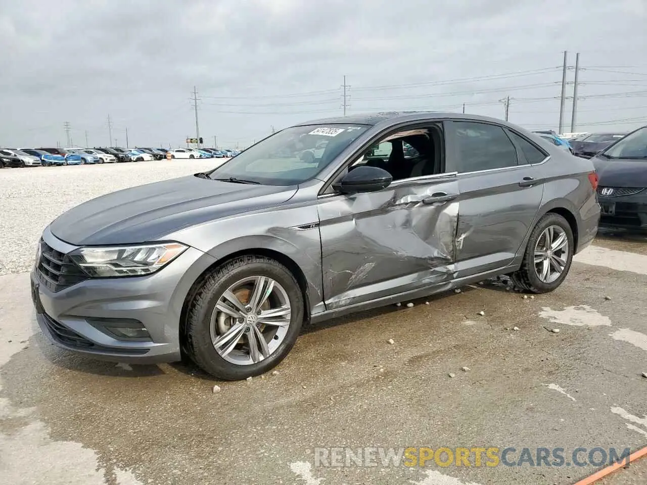 1 Photograph of a damaged car 3VWC57BU2KM102212 VOLKSWAGEN JETTA 2019