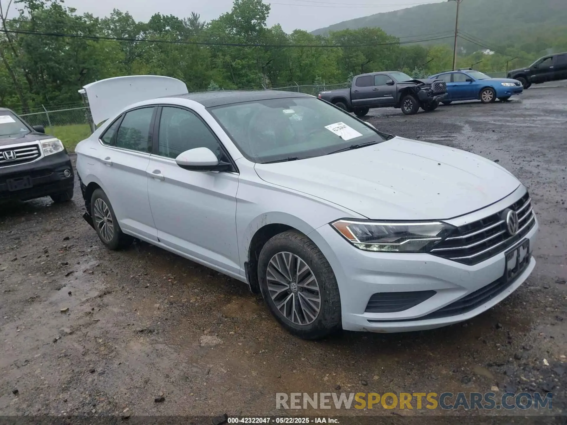1 Photograph of a damaged car 3VWC57BU2KM104431 VOLKSWAGEN JETTA 2019