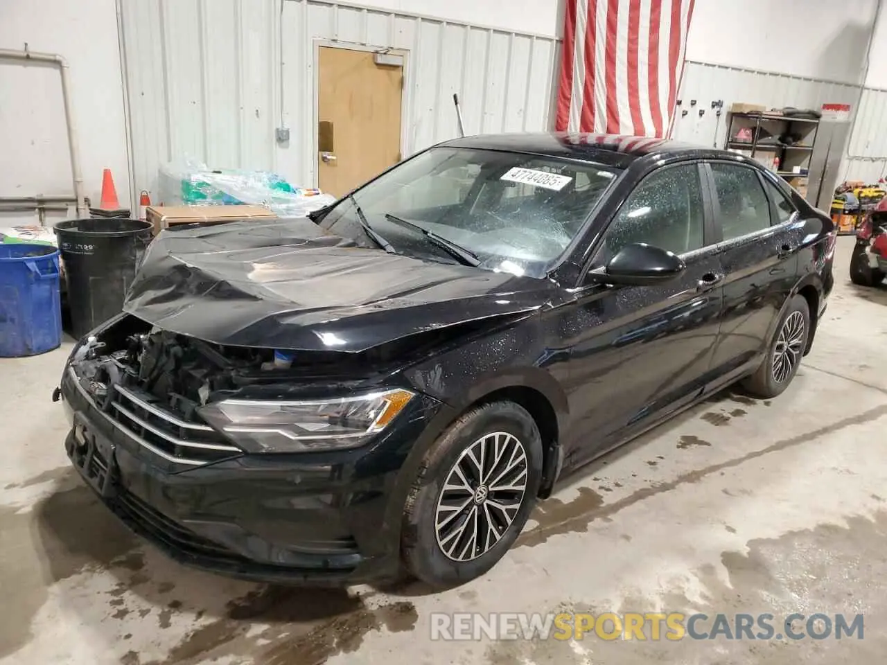 1 Photograph of a damaged car 3VWC57BU2KM118734 VOLKSWAGEN JETTA 2019