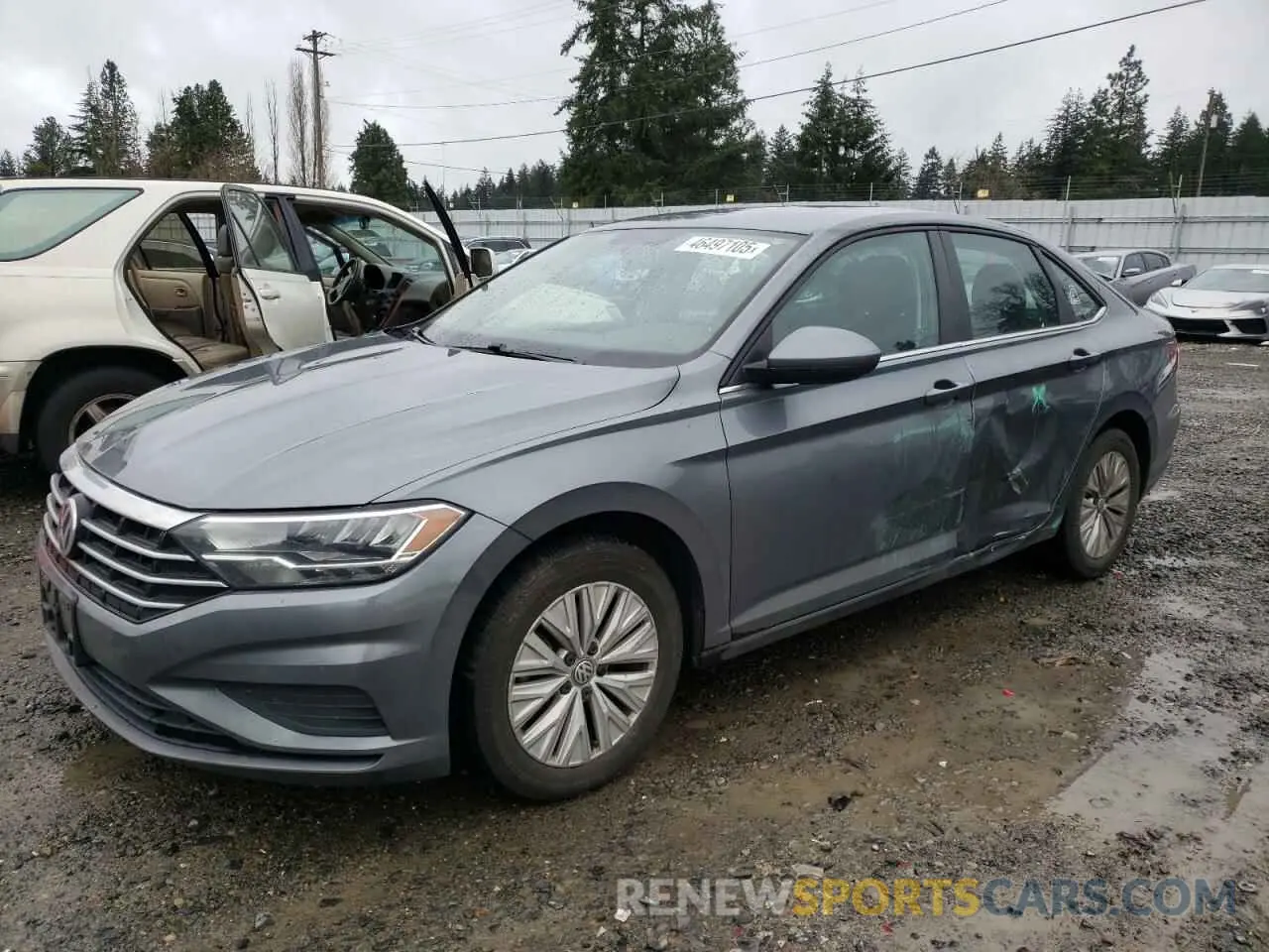 1 Photograph of a damaged car 3VWC57BU2KM218509 VOLKSWAGEN JETTA 2019