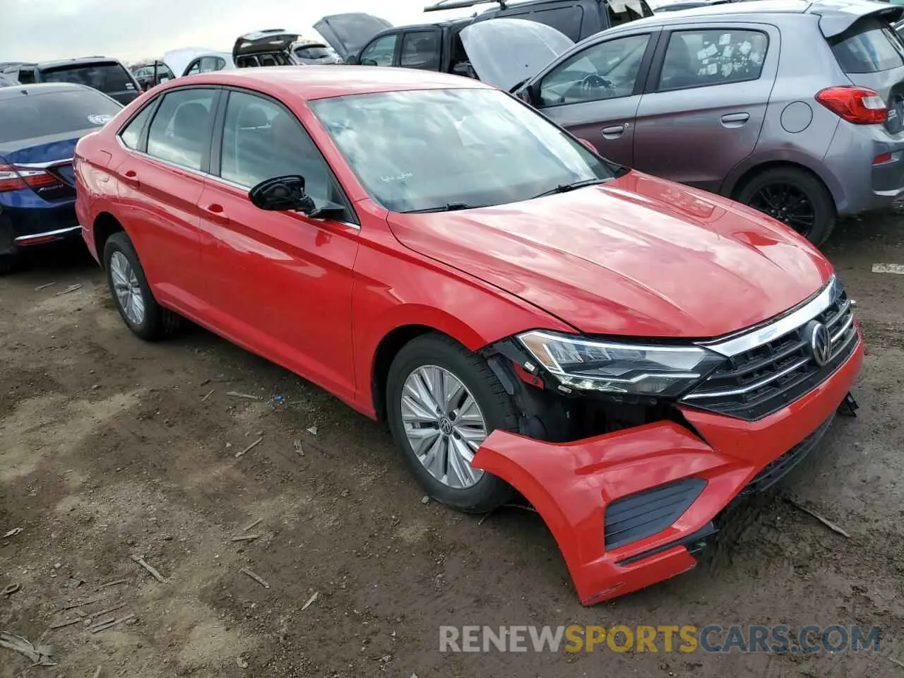 4 Photograph of a damaged car 3VWC57BU2KM236458 VOLKSWAGEN JETTA 2019