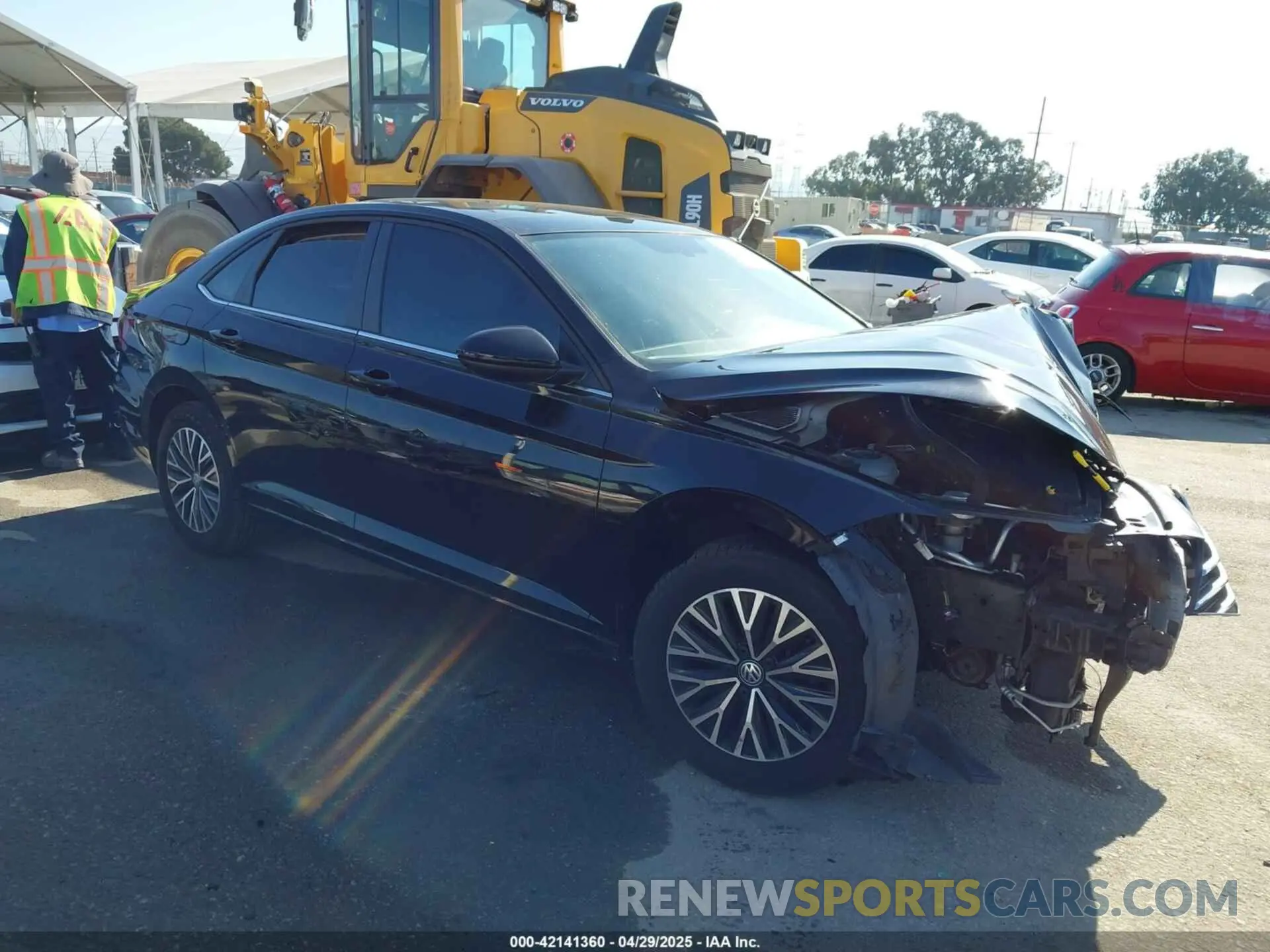 1 Photograph of a damaged car 3VWC57BU3KM030579 VOLKSWAGEN JETTA 2019