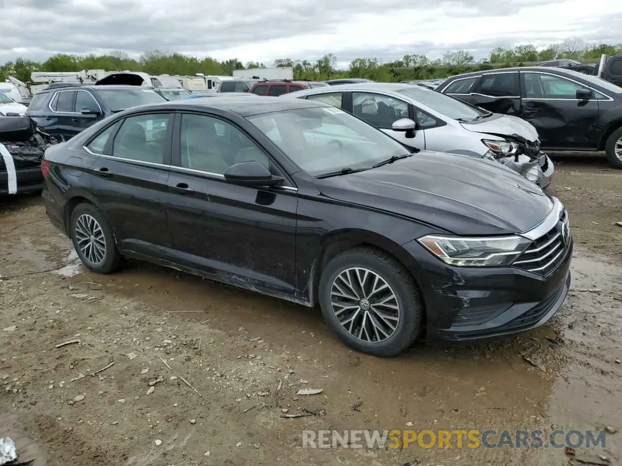 4 Photograph of a damaged car 3VWC57BU3KM042070 VOLKSWAGEN JETTA 2019
