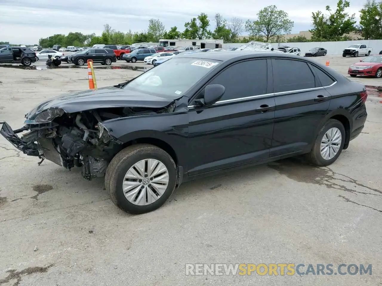 1 Photograph of a damaged car 3VWC57BU3KM066580 VOLKSWAGEN JETTA 2019