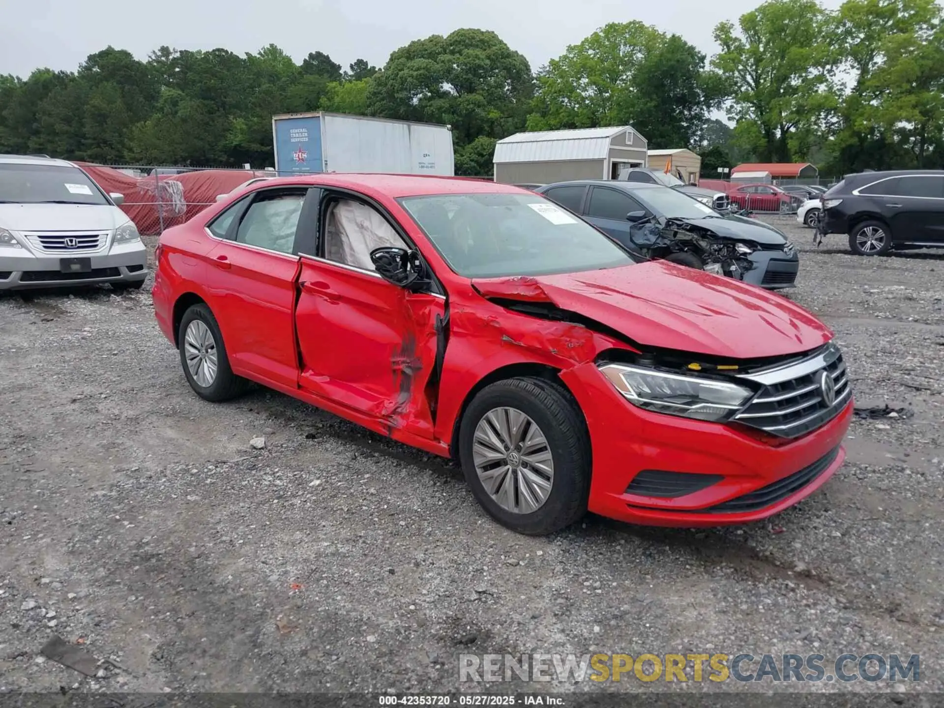 1 Photograph of a damaged car 3VWC57BU3KM067177 VOLKSWAGEN JETTA 2019