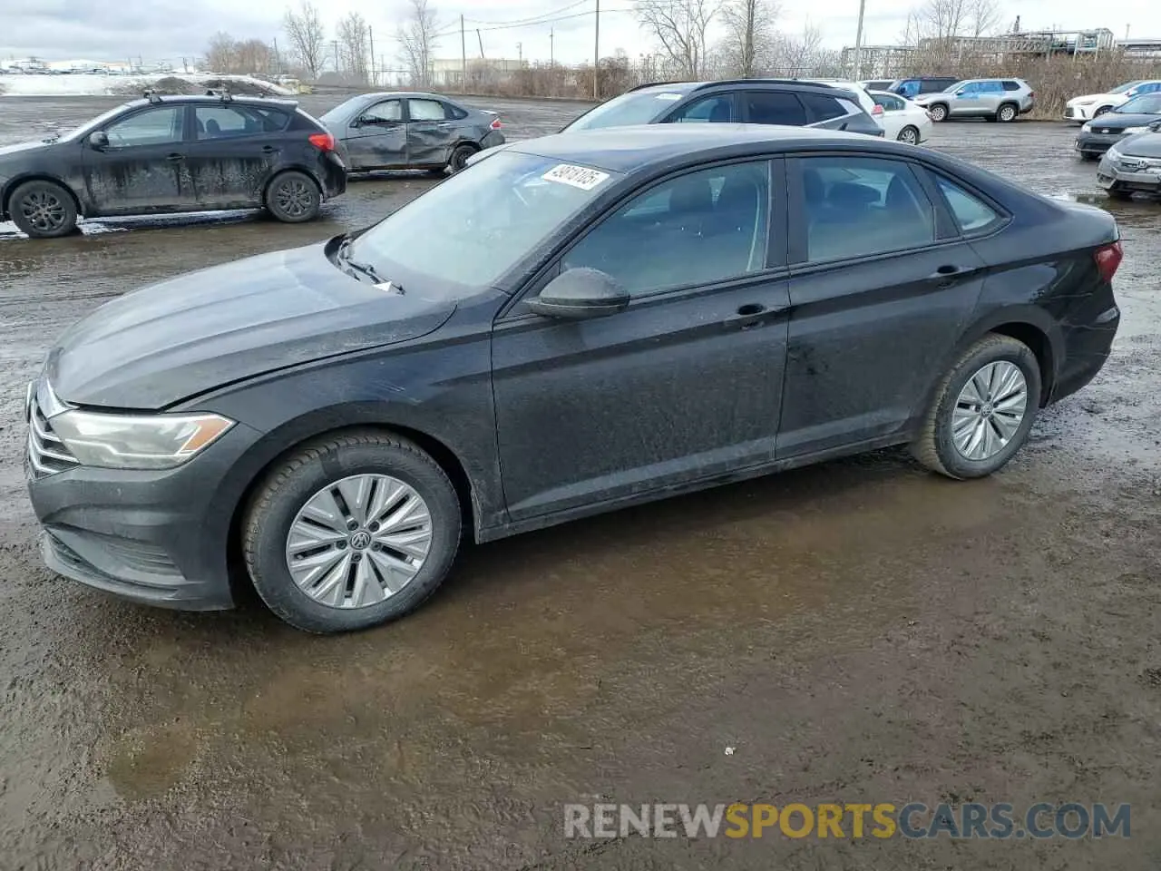 1 Photograph of a damaged car 3VWC57BU3KM077739 VOLKSWAGEN JETTA 2019