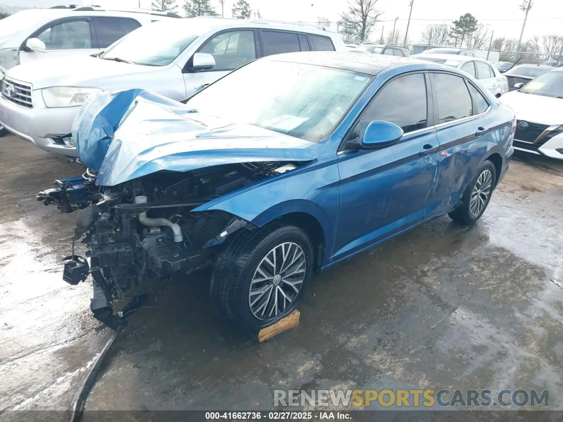 2 Photograph of a damaged car 3VWC57BU3KM090250 VOLKSWAGEN JETTA 2019