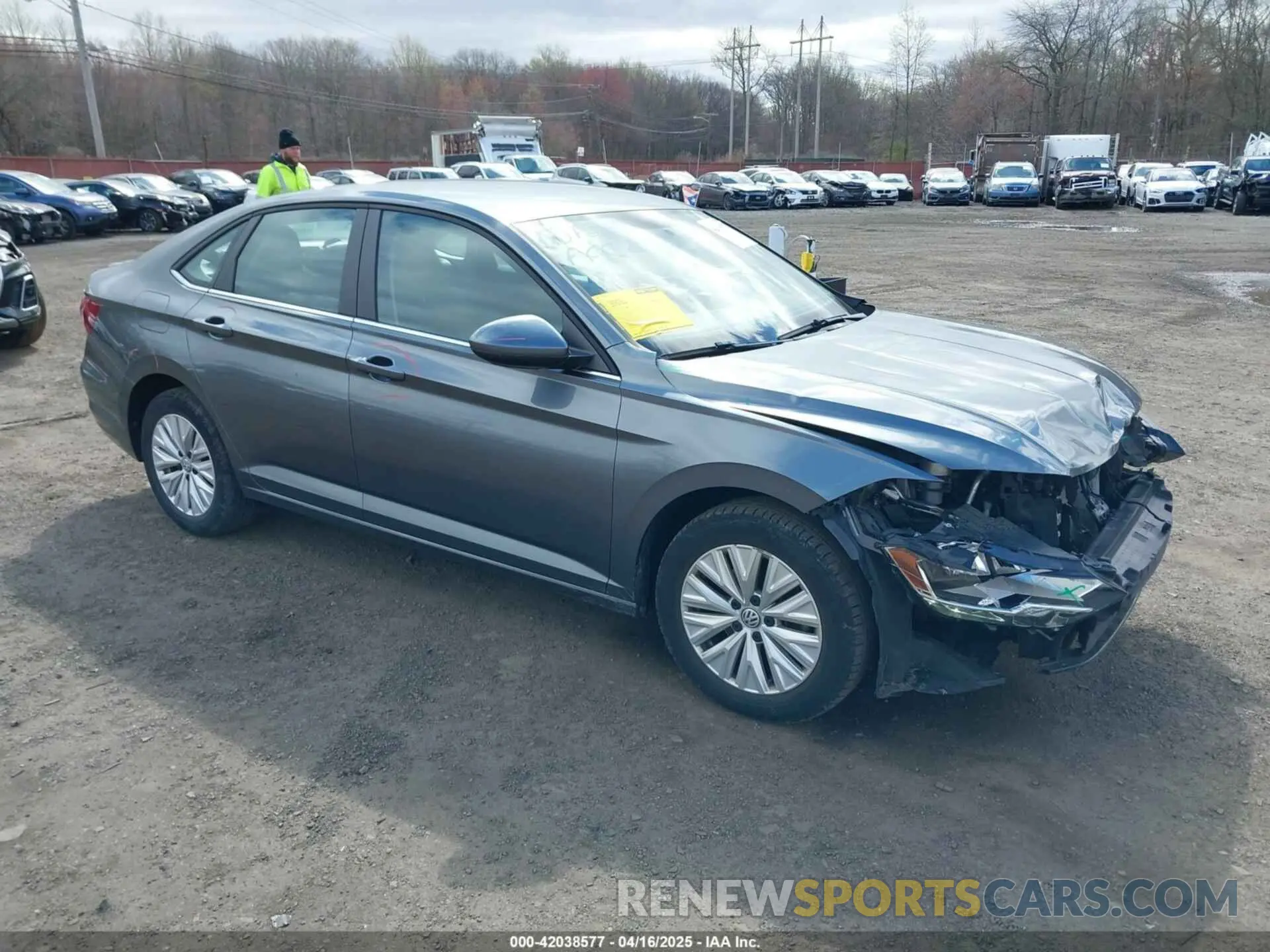 1 Photograph of a damaged car 3VWC57BU4KM018358 VOLKSWAGEN JETTA 2019