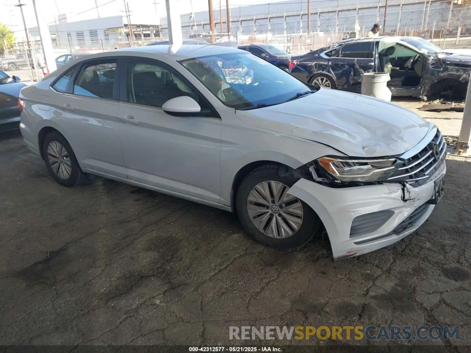 1 Photograph of a damaged car 3VWC57BU4KM074087 VOLKSWAGEN JETTA 2019