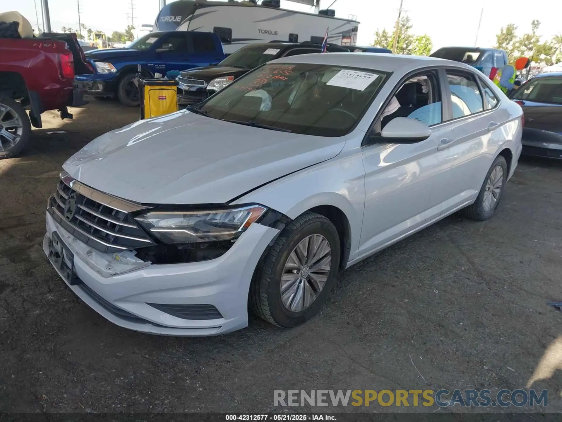 2 Photograph of a damaged car 3VWC57BU4KM074087 VOLKSWAGEN JETTA 2019