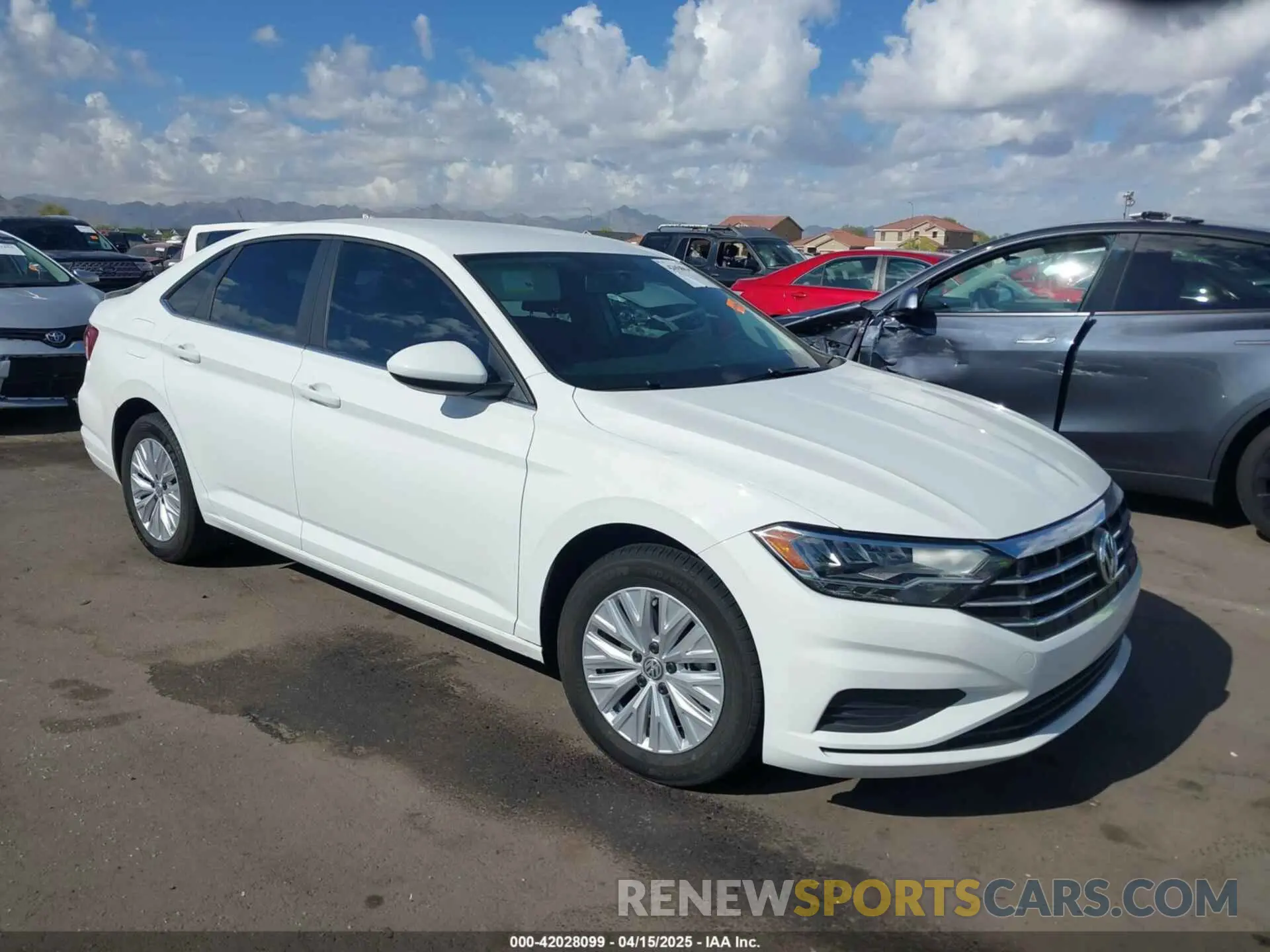 1 Photograph of a damaged car 3VWC57BU4KM089706 VOLKSWAGEN JETTA 2019