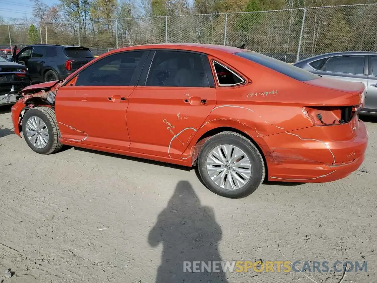 2 Photograph of a damaged car 3VWC57BU4KM096011 VOLKSWAGEN JETTA 2019
