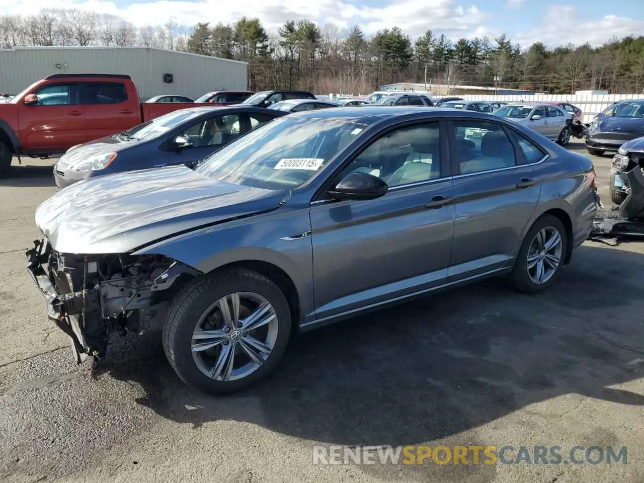 1 Photograph of a damaged car 3VWC57BU4KM101210 VOLKSWAGEN JETTA 2019