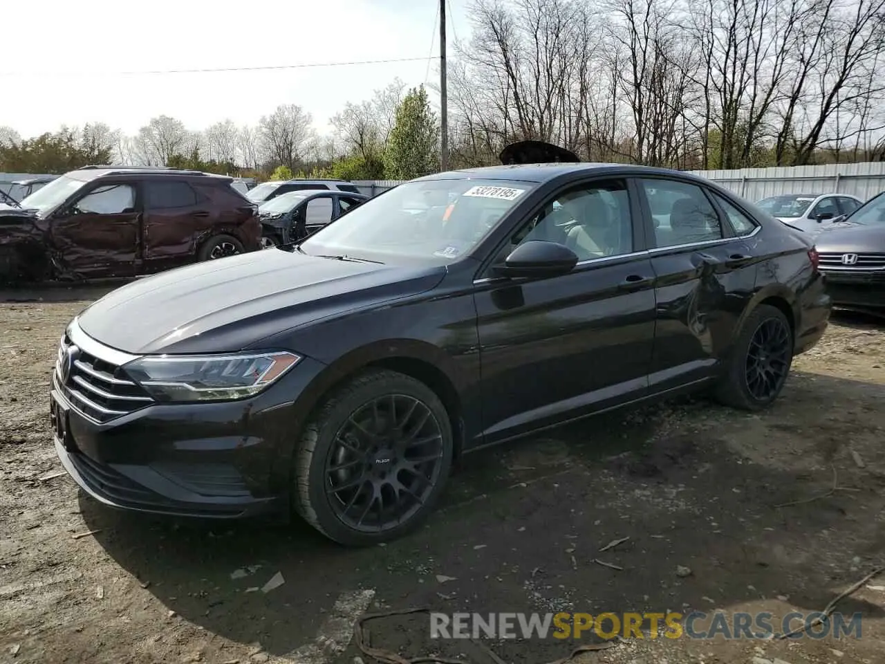 1 Photograph of a damaged car 3VWC57BU4KM112496 VOLKSWAGEN JETTA 2019
