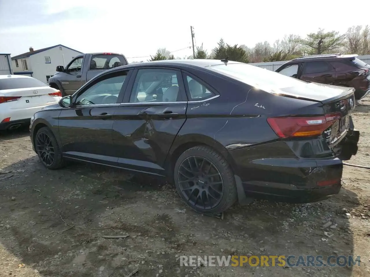 2 Photograph of a damaged car 3VWC57BU4KM112496 VOLKSWAGEN JETTA 2019