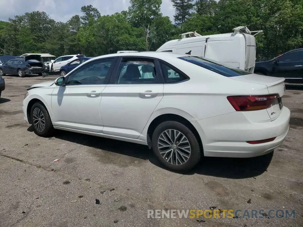 2 Photograph of a damaged car 3VWC57BU4KM136314 VOLKSWAGEN JETTA 2019