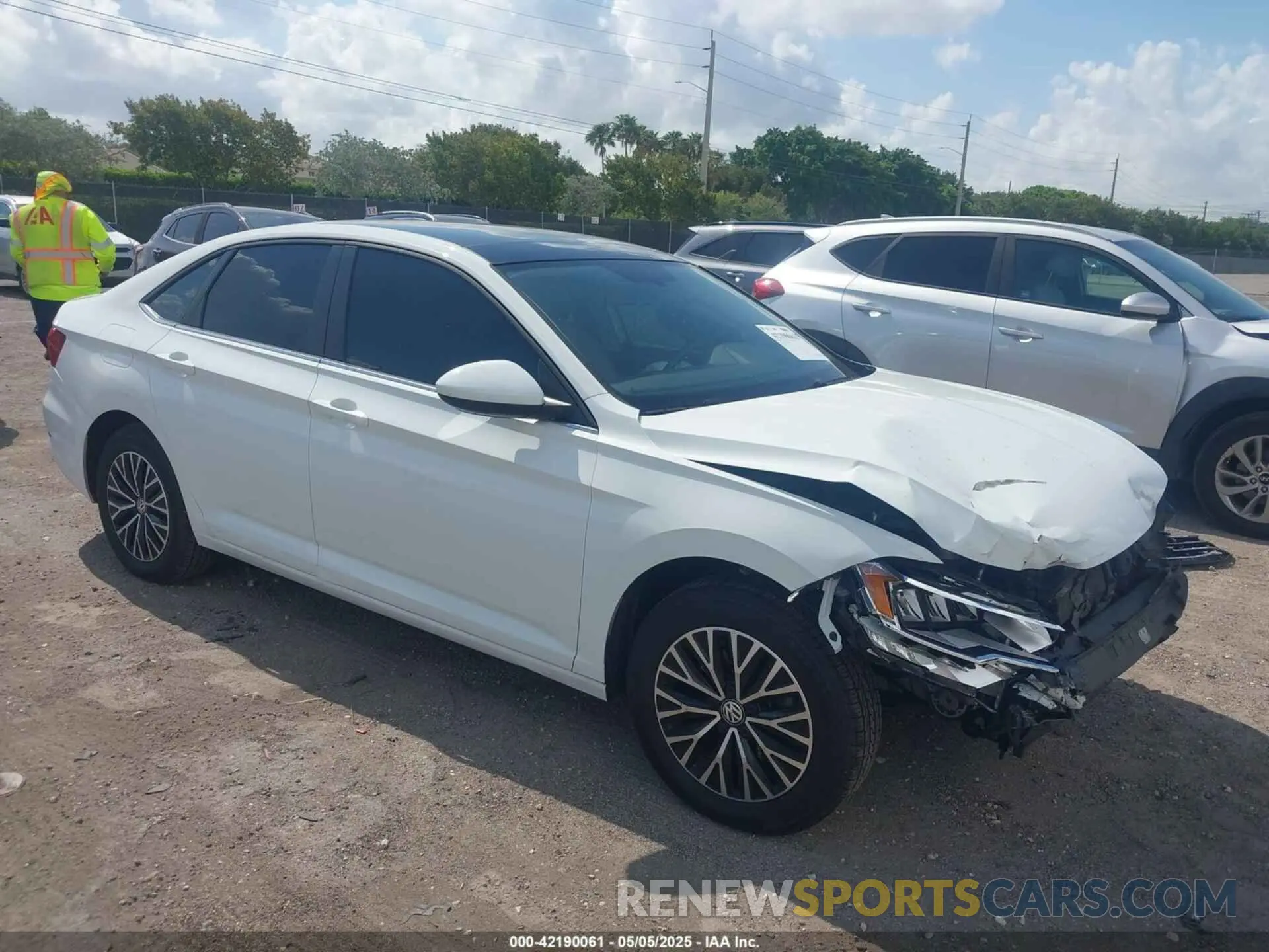 1 Photograph of a damaged car 3VWC57BU4KM201713 VOLKSWAGEN JETTA 2019