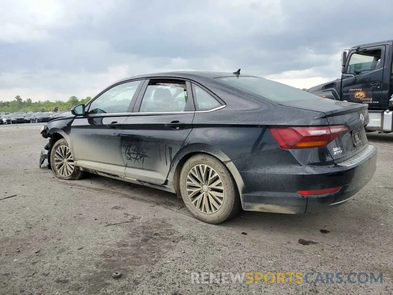 2 Photograph of a damaged car 3VWC57BU4KM220374 VOLKSWAGEN JETTA 2019