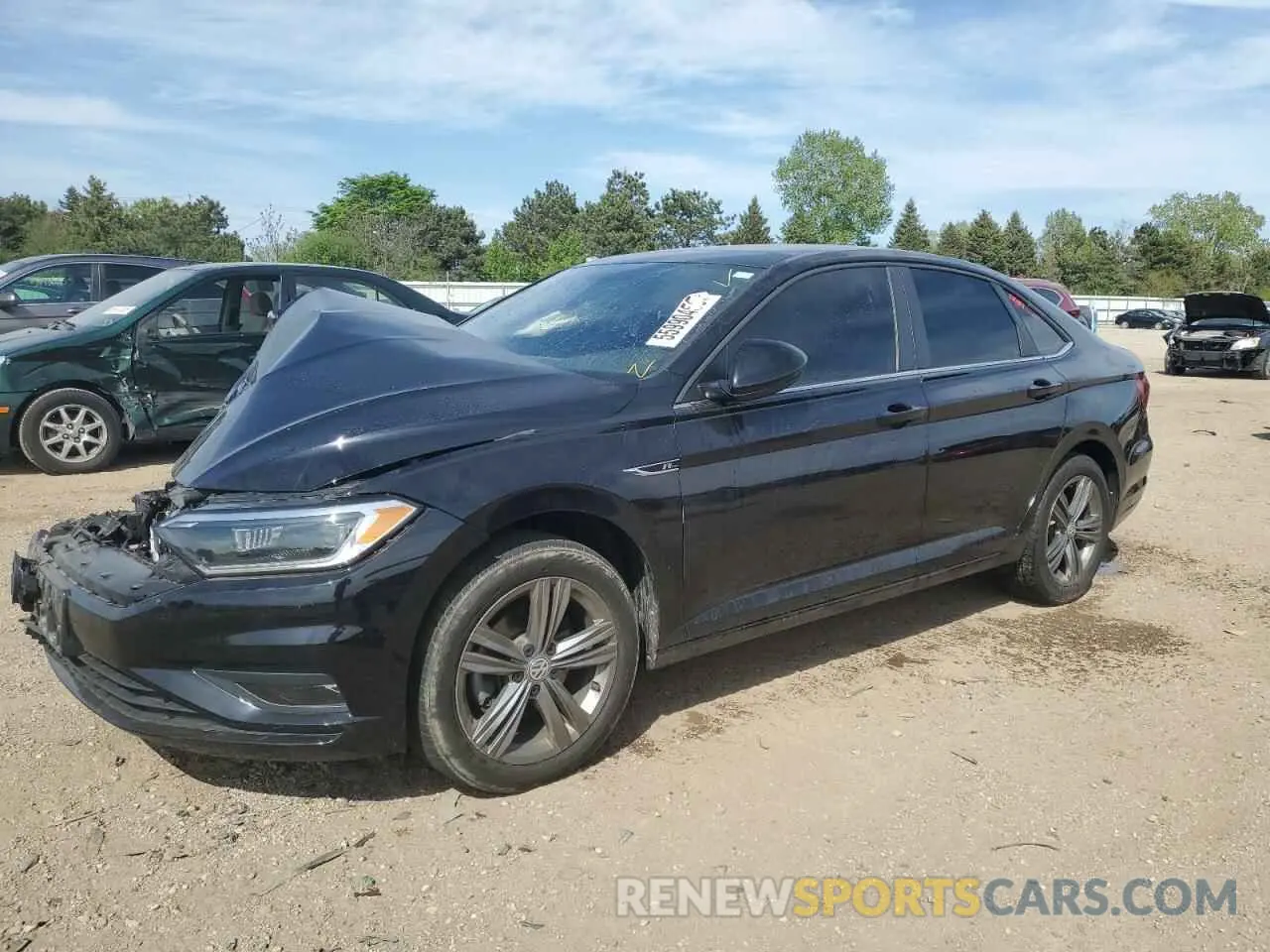 1 Photograph of a damaged car 3VWC57BU4KM260518 VOLKSWAGEN JETTA 2019