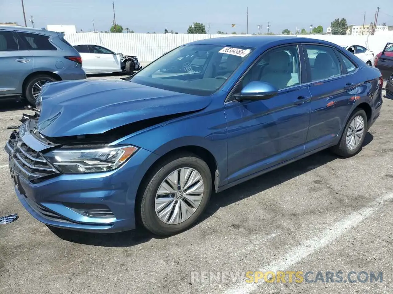 1 Photograph of a damaged car 3VWC57BU5KM087107 VOLKSWAGEN JETTA 2019