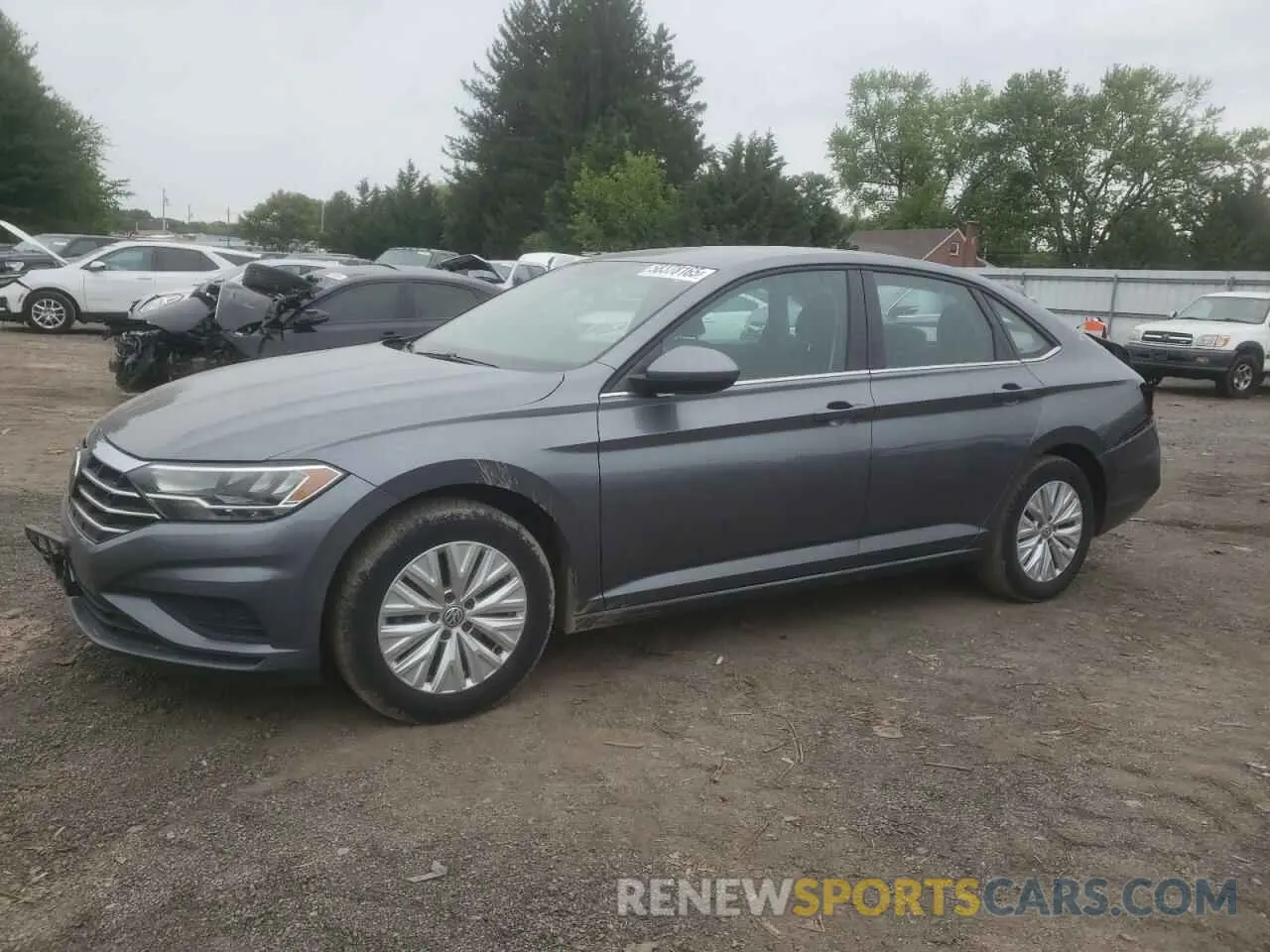 1 Photograph of a damaged car 3VWC57BU5KM126682 VOLKSWAGEN JETTA 2019