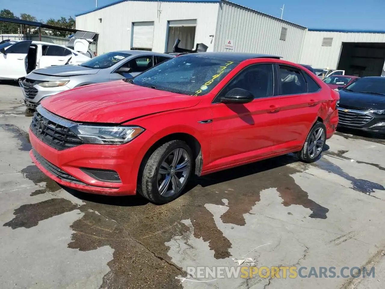 1 Photograph of a damaged car 3VWC57BU5KM166180 VOLKSWAGEN JETTA 2019