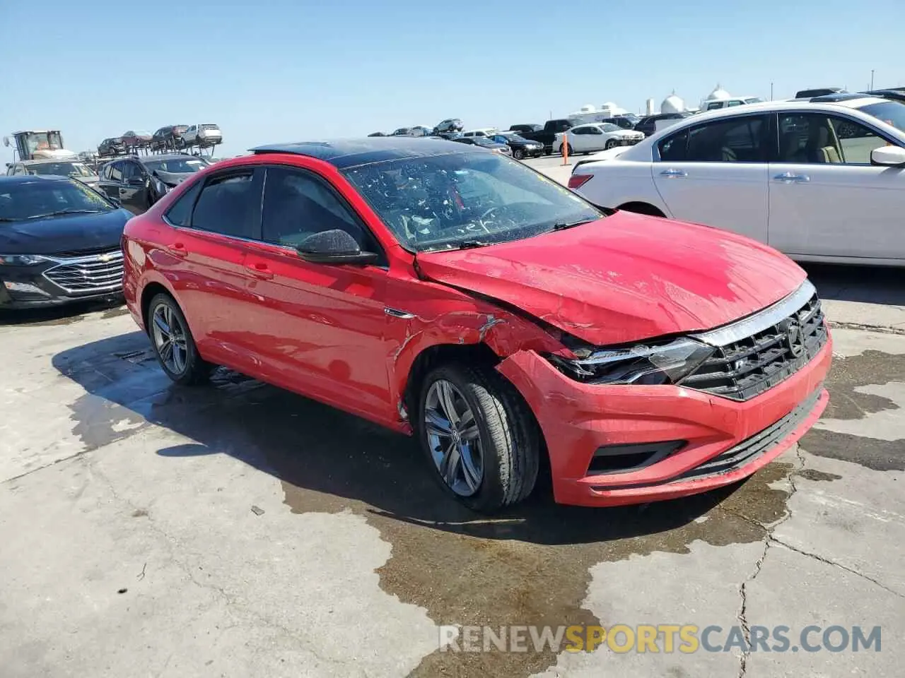 4 Photograph of a damaged car 3VWC57BU5KM166180 VOLKSWAGEN JETTA 2019
