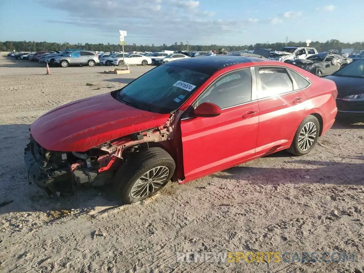 1 Photograph of a damaged car 3VWC57BU5KM174750 VOLKSWAGEN JETTA 2019