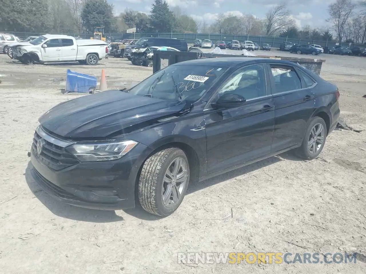 1 Photograph of a damaged car 3VWC57BU5KM181519 VOLKSWAGEN JETTA 2019