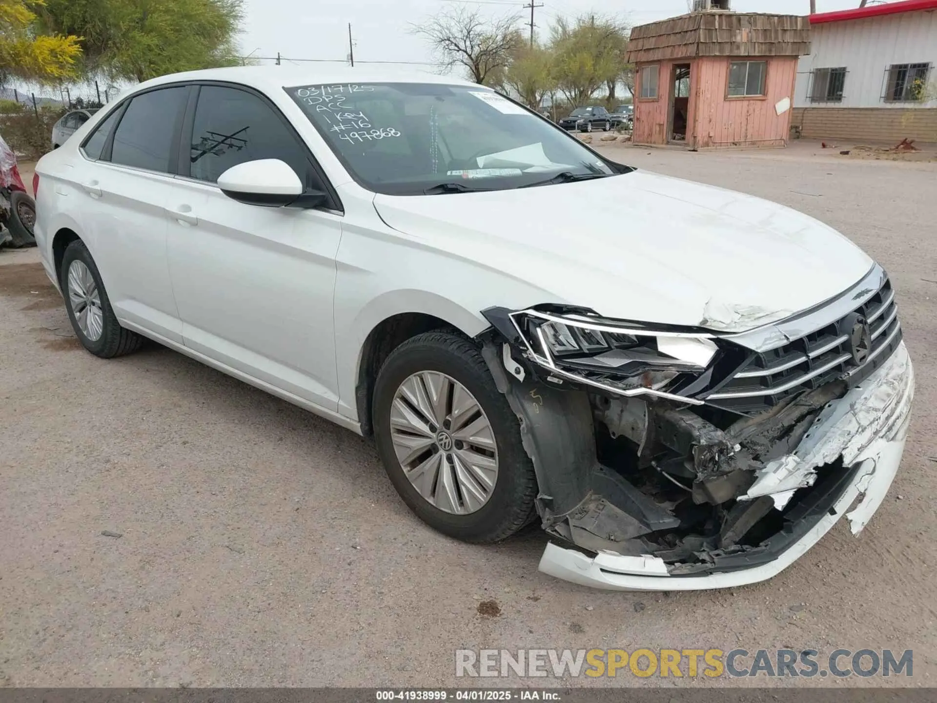 1 Photograph of a damaged car 3VWC57BU5KM192570 VOLKSWAGEN JETTA 2019