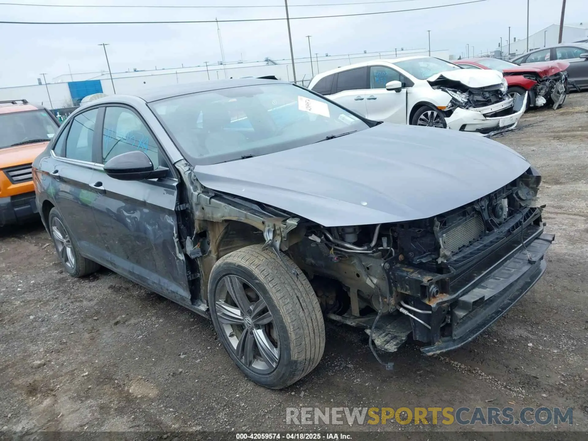 1 Photograph of a damaged car 3VWC57BU5KM250435 VOLKSWAGEN JETTA 2019