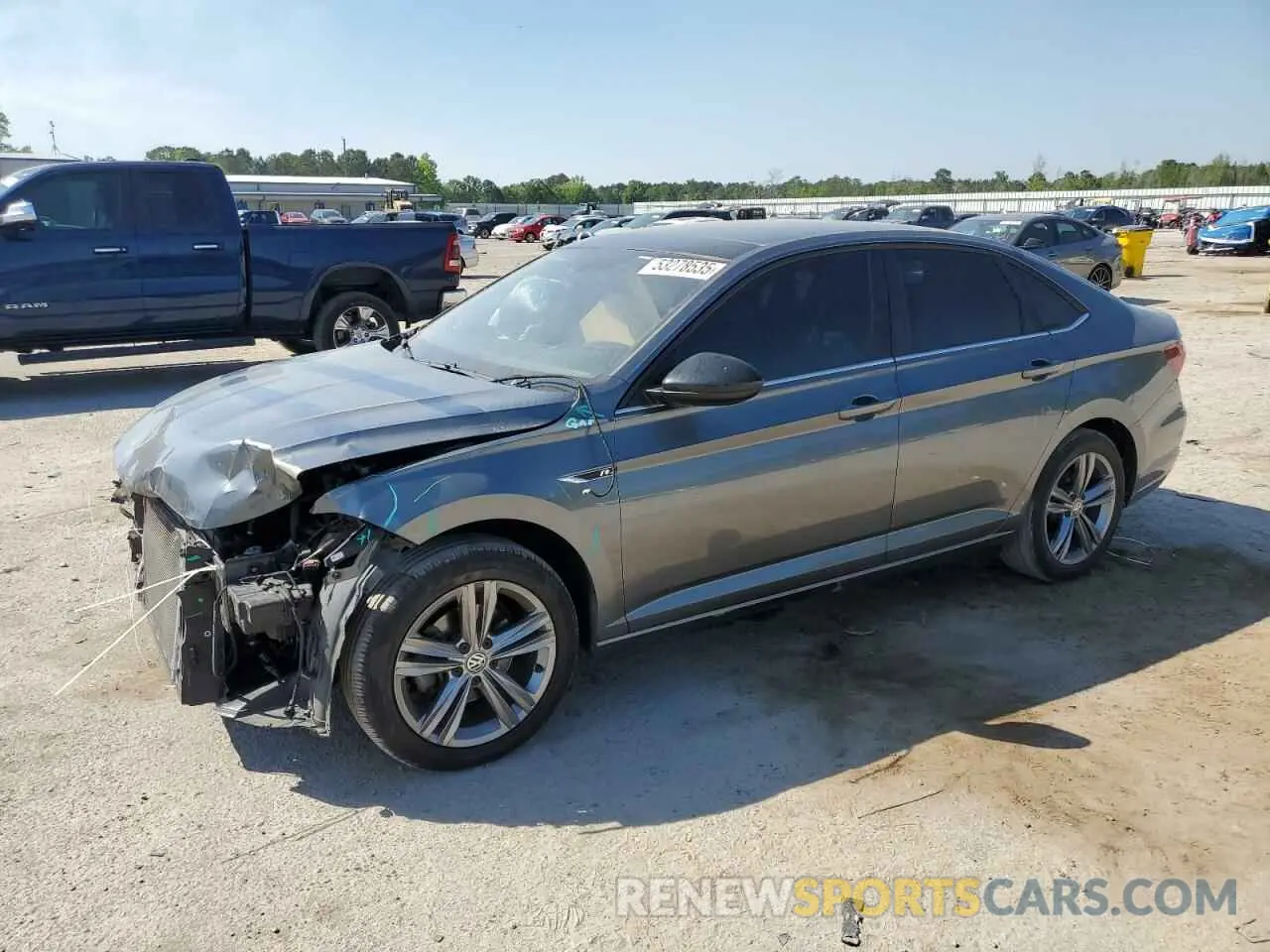 1 Photograph of a damaged car 3VWC57BU6KM068162 VOLKSWAGEN JETTA 2019