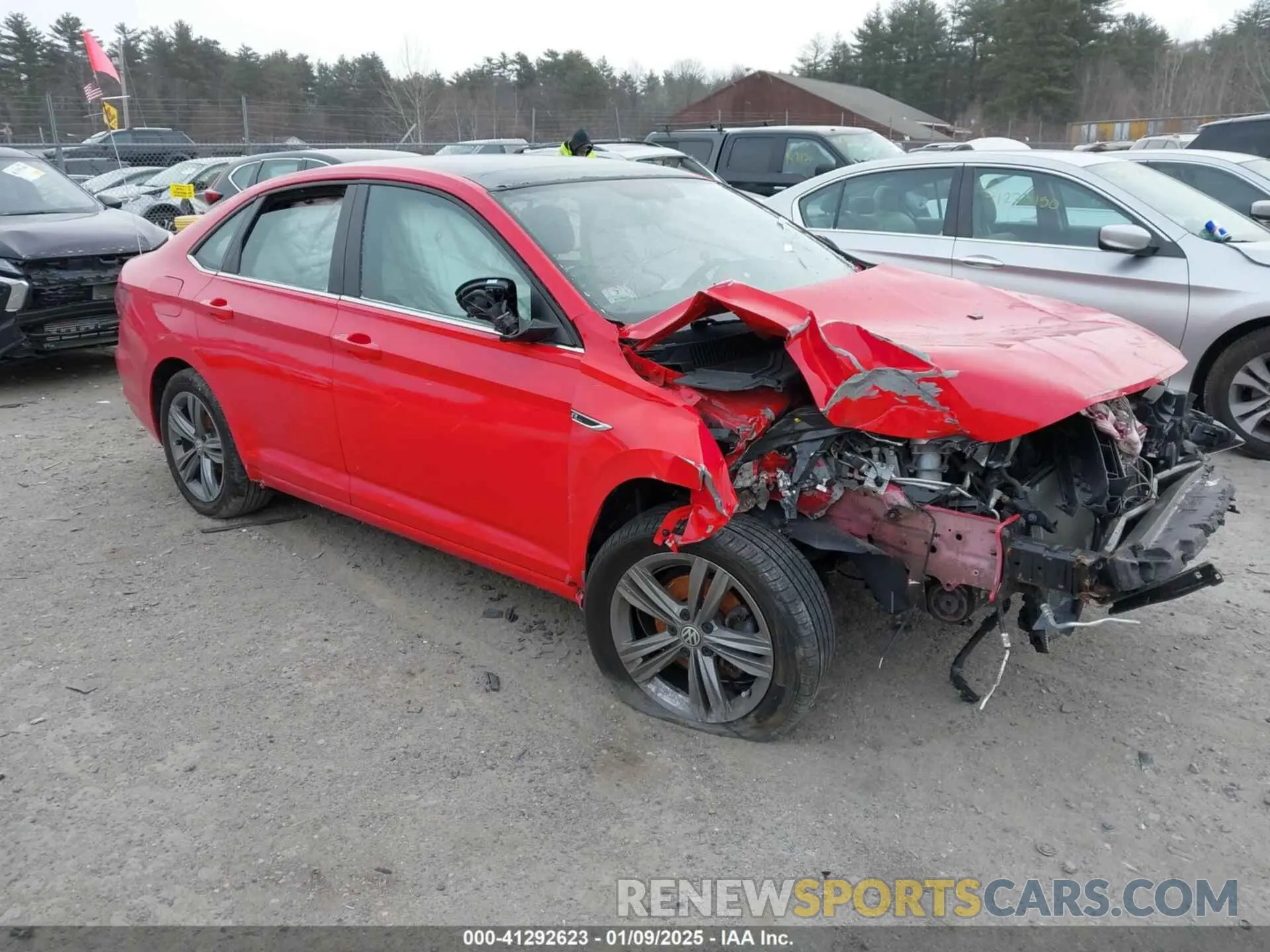 1 Photograph of a damaged car 3VWC57BU6KM074298 VOLKSWAGEN JETTA 2019