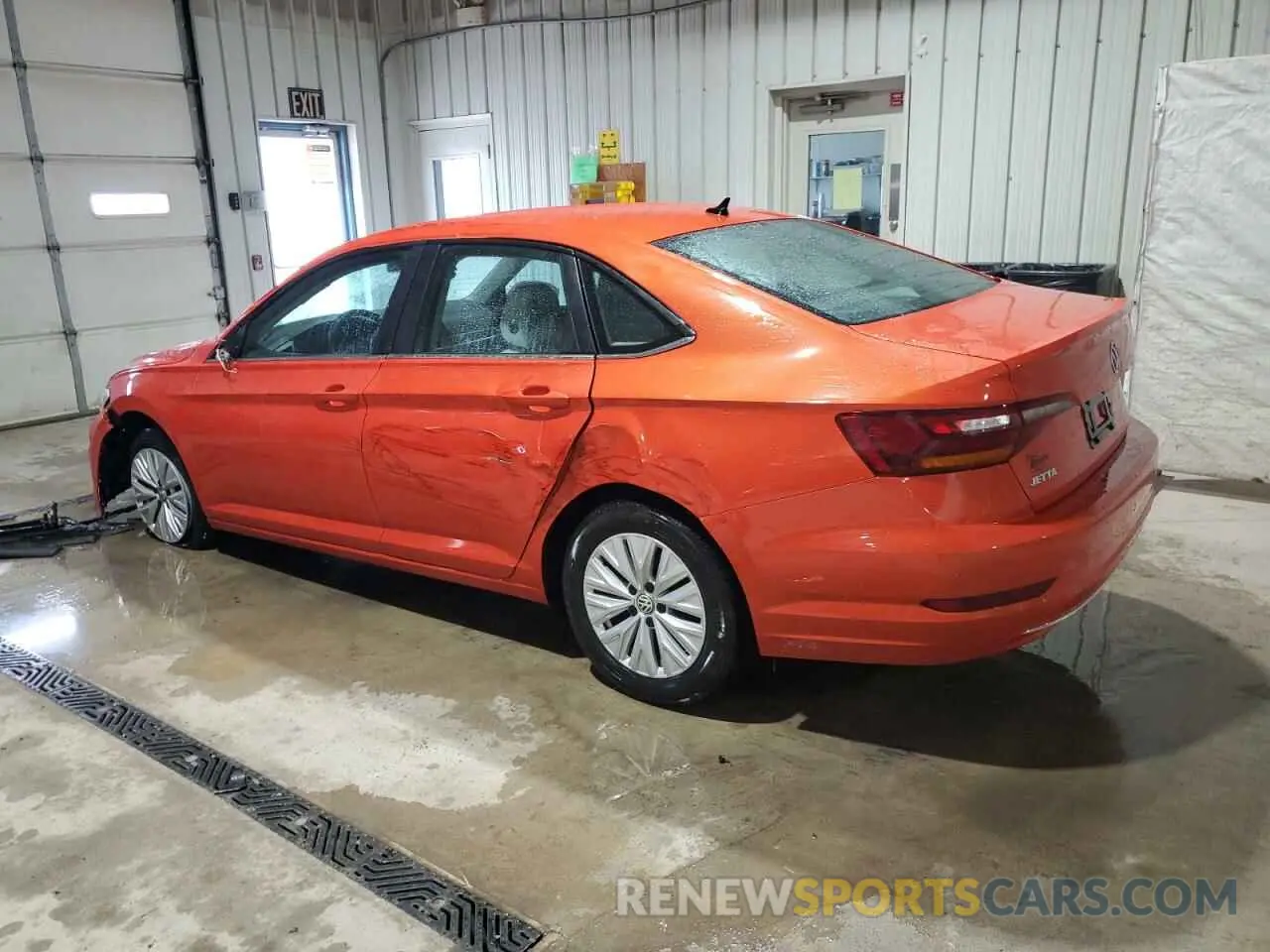 2 Photograph of a damaged car 3VWC57BU6KM090887 VOLKSWAGEN JETTA 2019