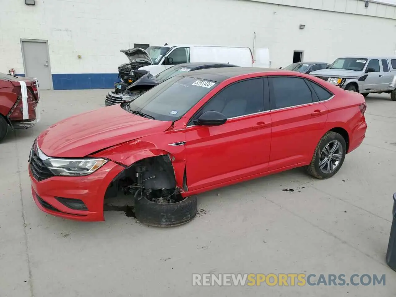 1 Photograph of a damaged car 3VWC57BU6KM096690 VOLKSWAGEN JETTA 2019