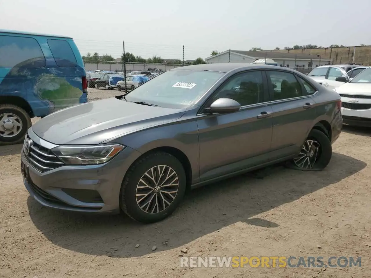 1 Photograph of a damaged car 3VWC57BU6KM120678 VOLKSWAGEN JETTA 2019