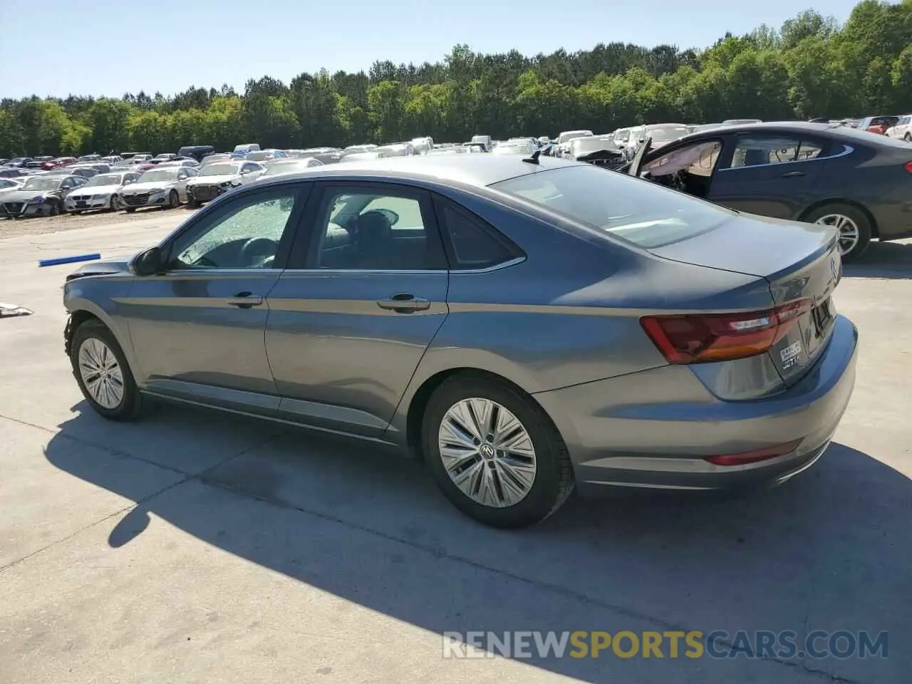 2 Photograph of a damaged car 3VWC57BU6KM123581 VOLKSWAGEN JETTA 2019