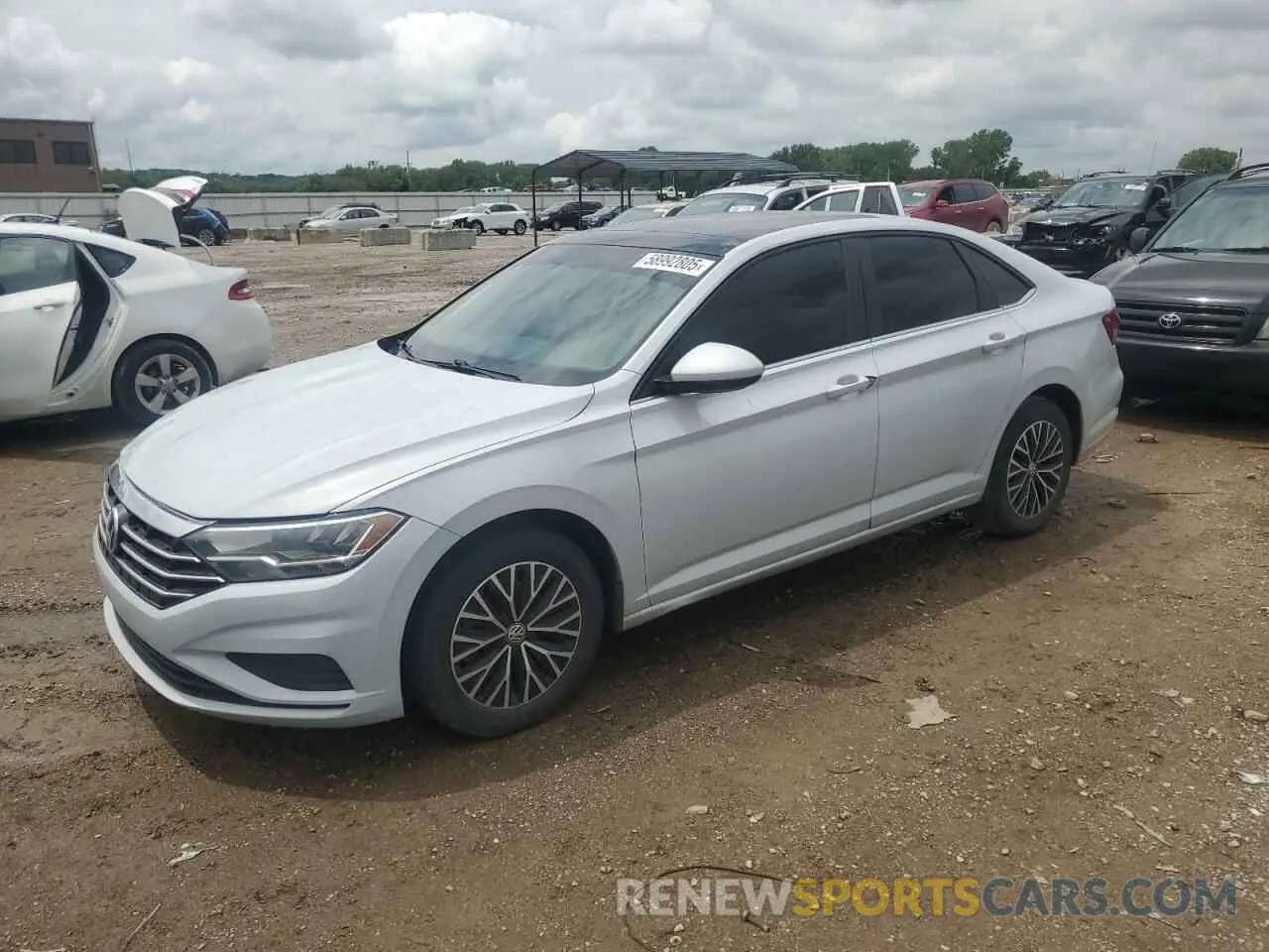 1 Photograph of a damaged car 3VWC57BU6KM140588 VOLKSWAGEN JETTA 2019