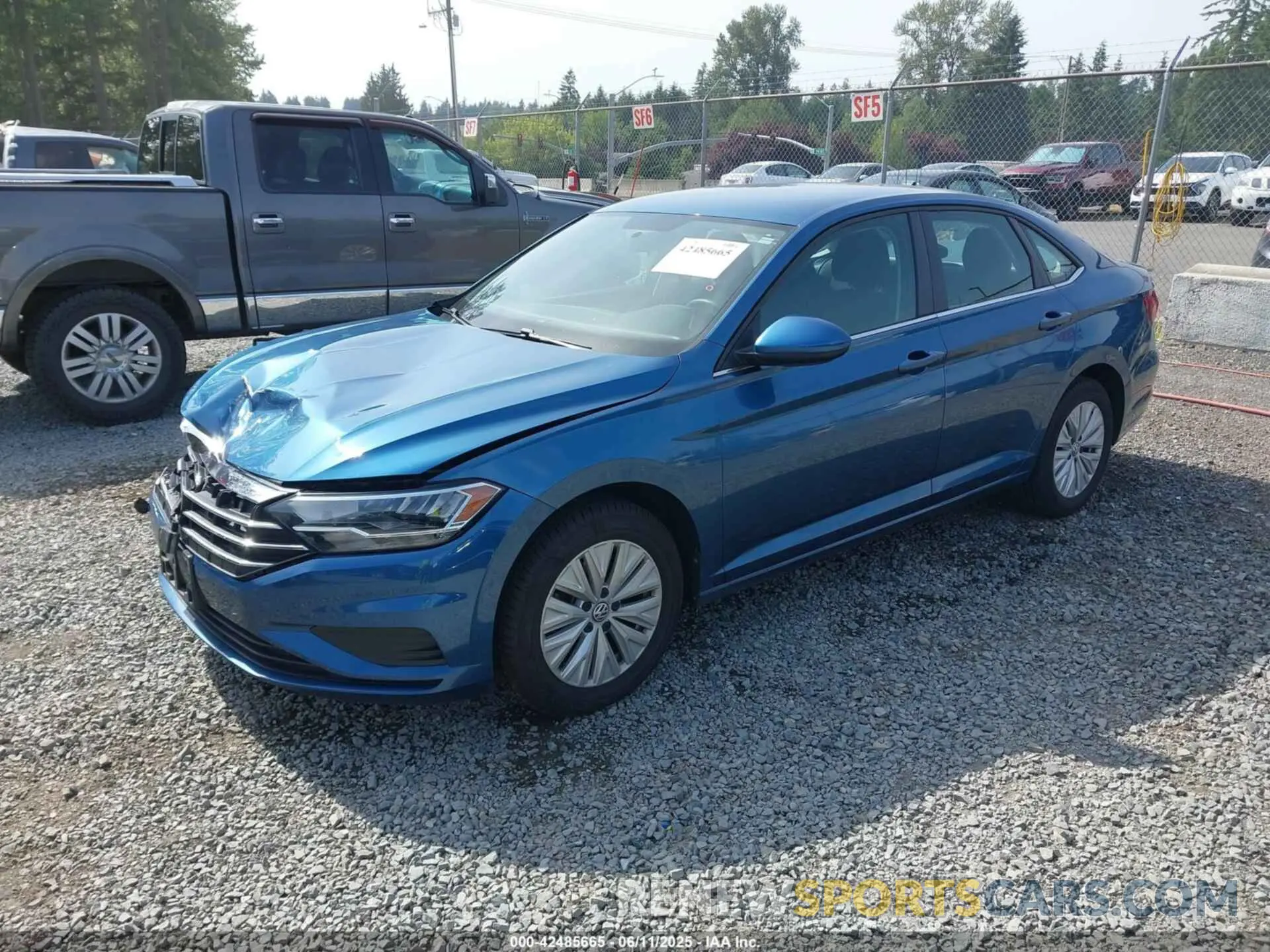 2 Photograph of a damaged car 3VWC57BU6KM148433 VOLKSWAGEN JETTA 2019