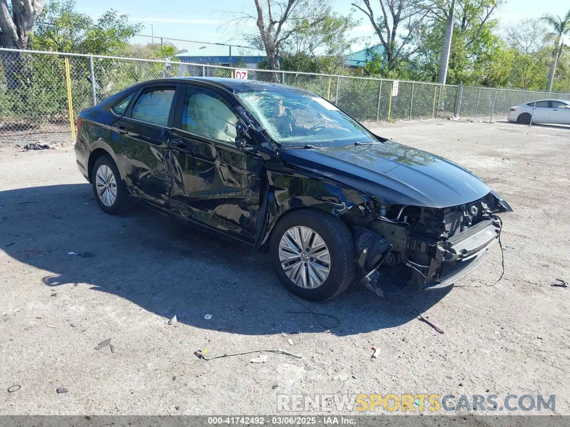 1 Photograph of a damaged car 3VWC57BU6KM165412 VOLKSWAGEN JETTA 2019