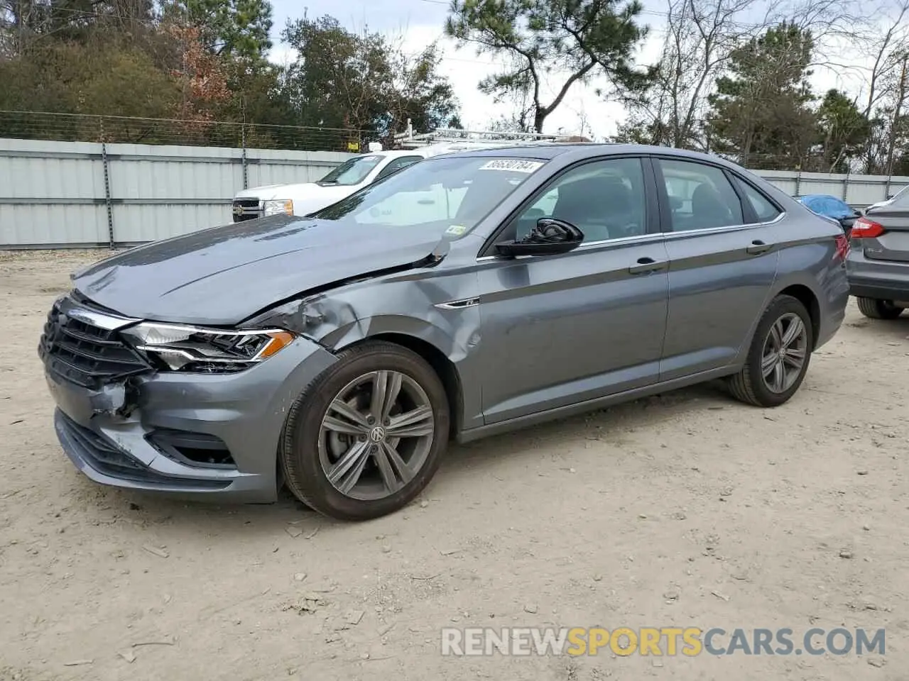 1 Photograph of a damaged car 3VWC57BU6KM214849 VOLKSWAGEN JETTA 2019