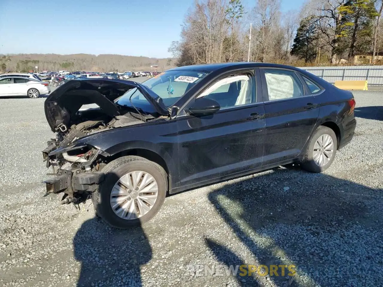 1 Photograph of a damaged car 3VWC57BU6KM219758 VOLKSWAGEN JETTA 2019