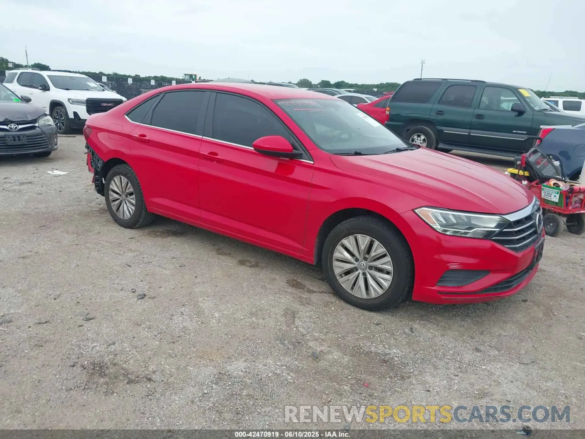 1 Photograph of a damaged car 3VWC57BU6KM264442 VOLKSWAGEN JETTA 2019