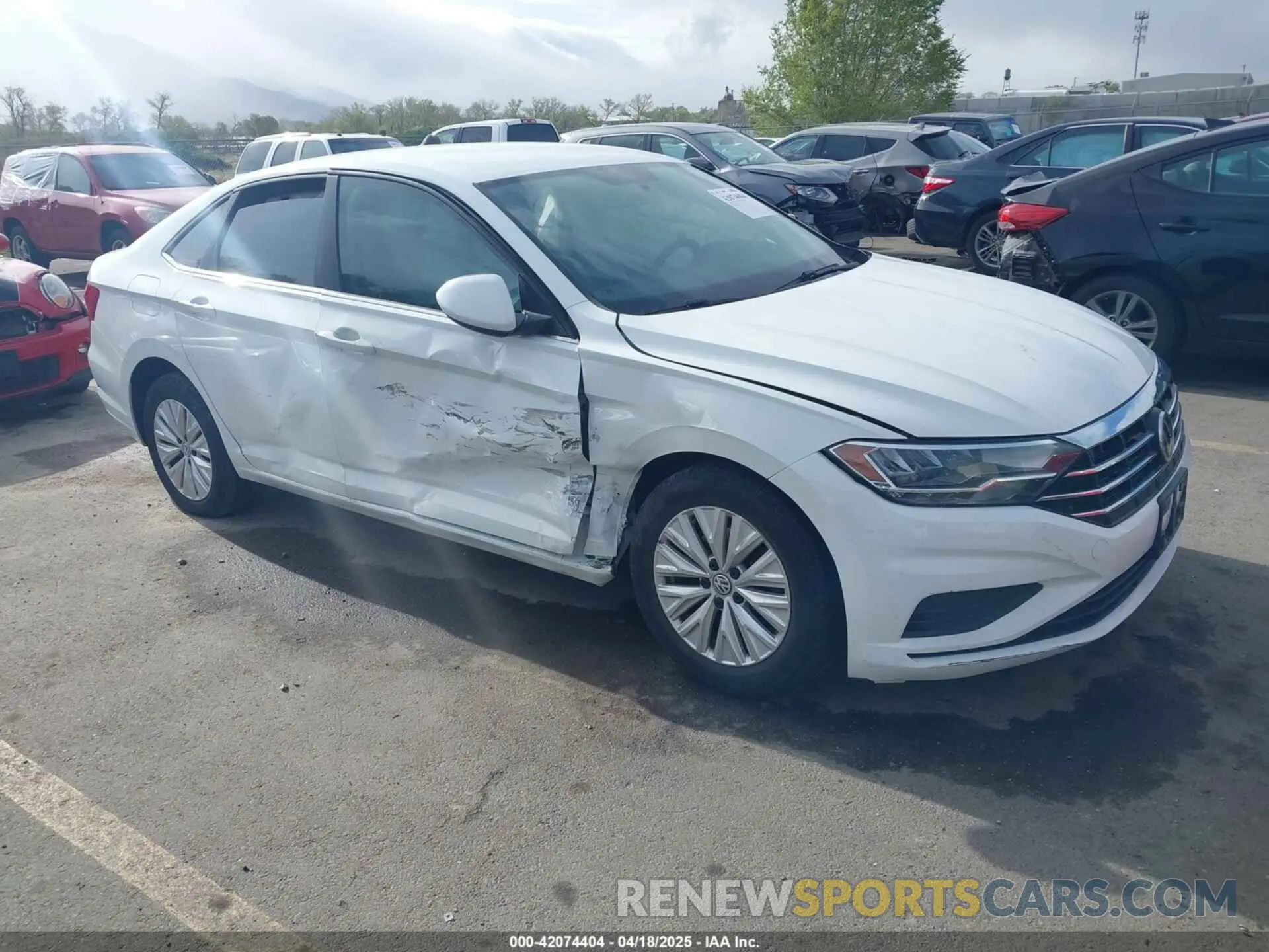 1 Photograph of a damaged car 3VWC57BU6KM273481 VOLKSWAGEN JETTA 2019