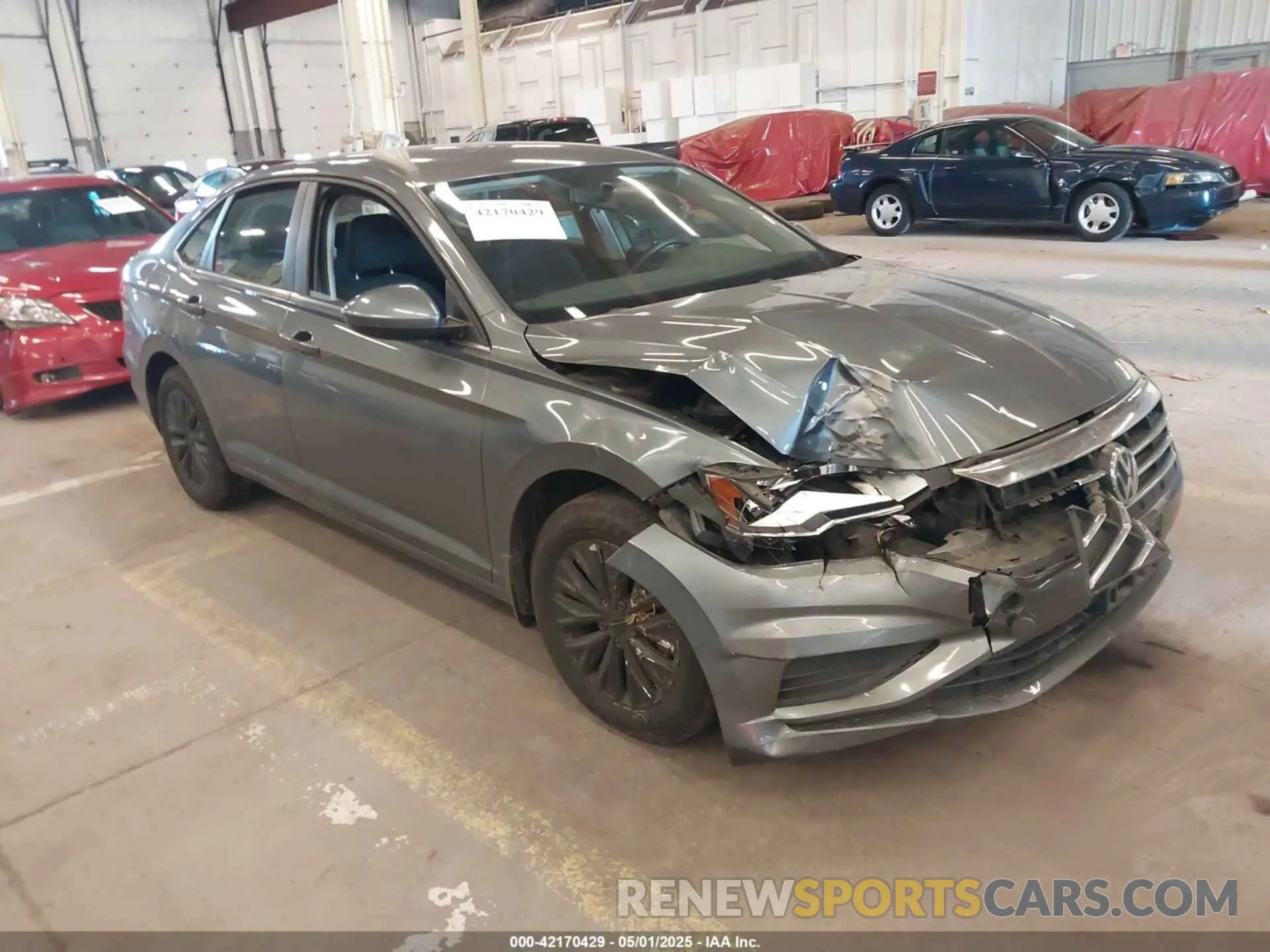 1 Photograph of a damaged car 3VWC57BU6KM274971 VOLKSWAGEN JETTA 2019