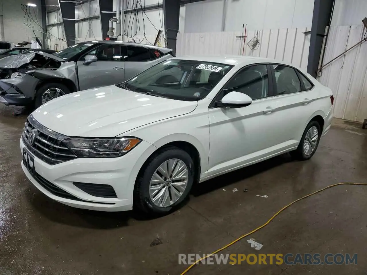 1 Photograph of a damaged car 3VWC57BU7KM013414 VOLKSWAGEN JETTA 2019