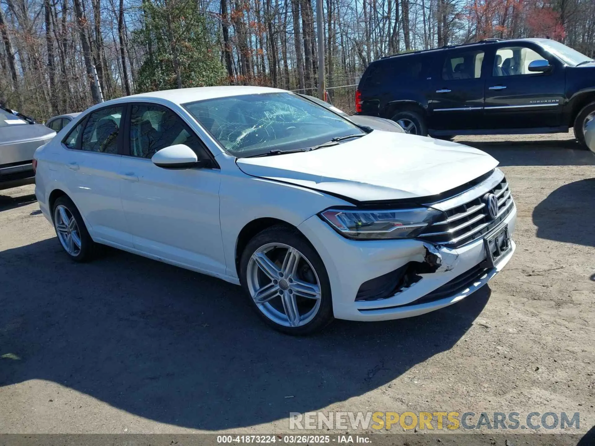 1 Photograph of a damaged car 3VWC57BU7KM020606 VOLKSWAGEN JETTA 2019