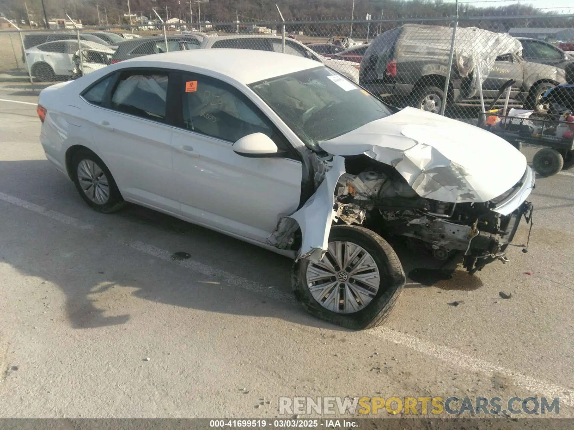 1 Photograph of a damaged car 3VWC57BU7KM031816 VOLKSWAGEN JETTA 2019