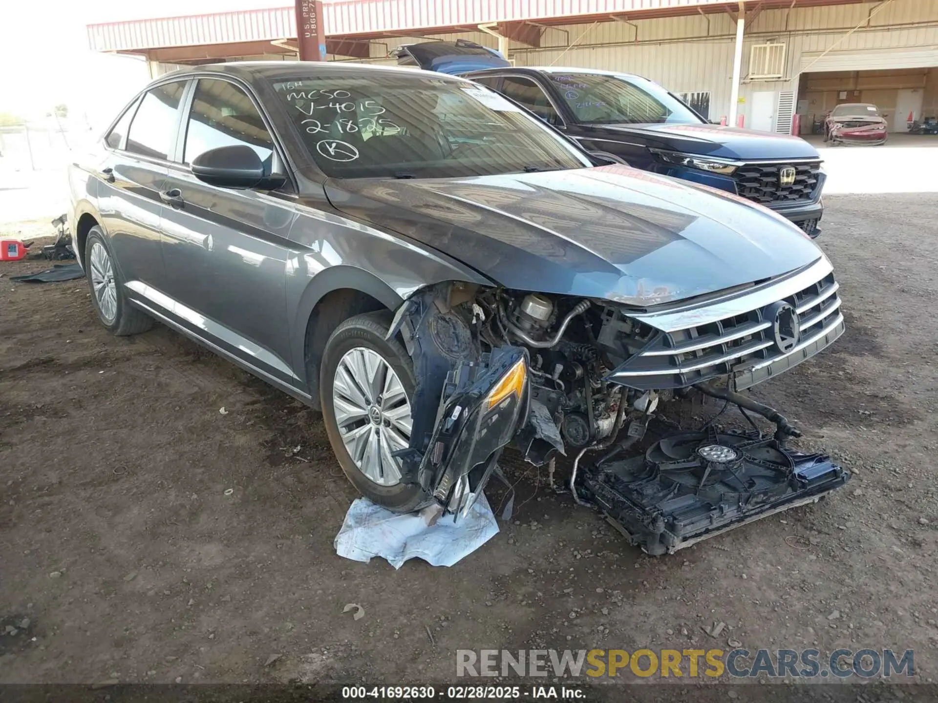 1 Photograph of a damaged car 3VWC57BU7KM084015 VOLKSWAGEN JETTA 2019